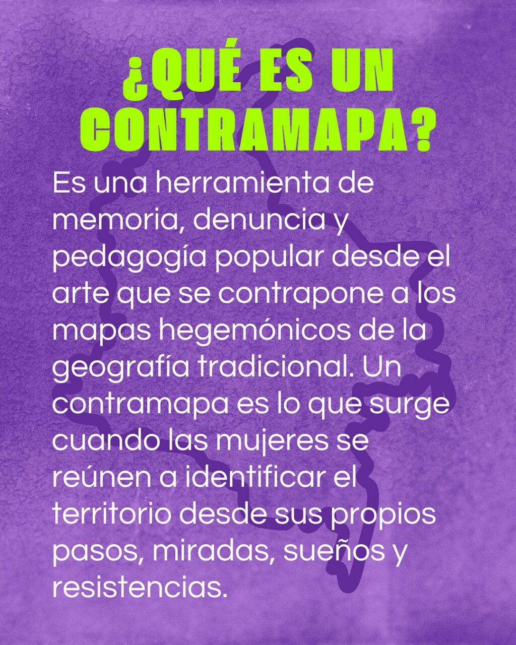 Instagram post from cartografia.sur. This post is in position 1.